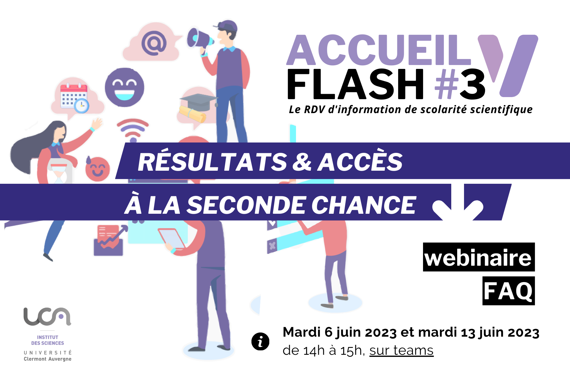 ACCUEIL FLASH #3 - Le RDV de l'information de scolarité scientifique (Cézeaux)
