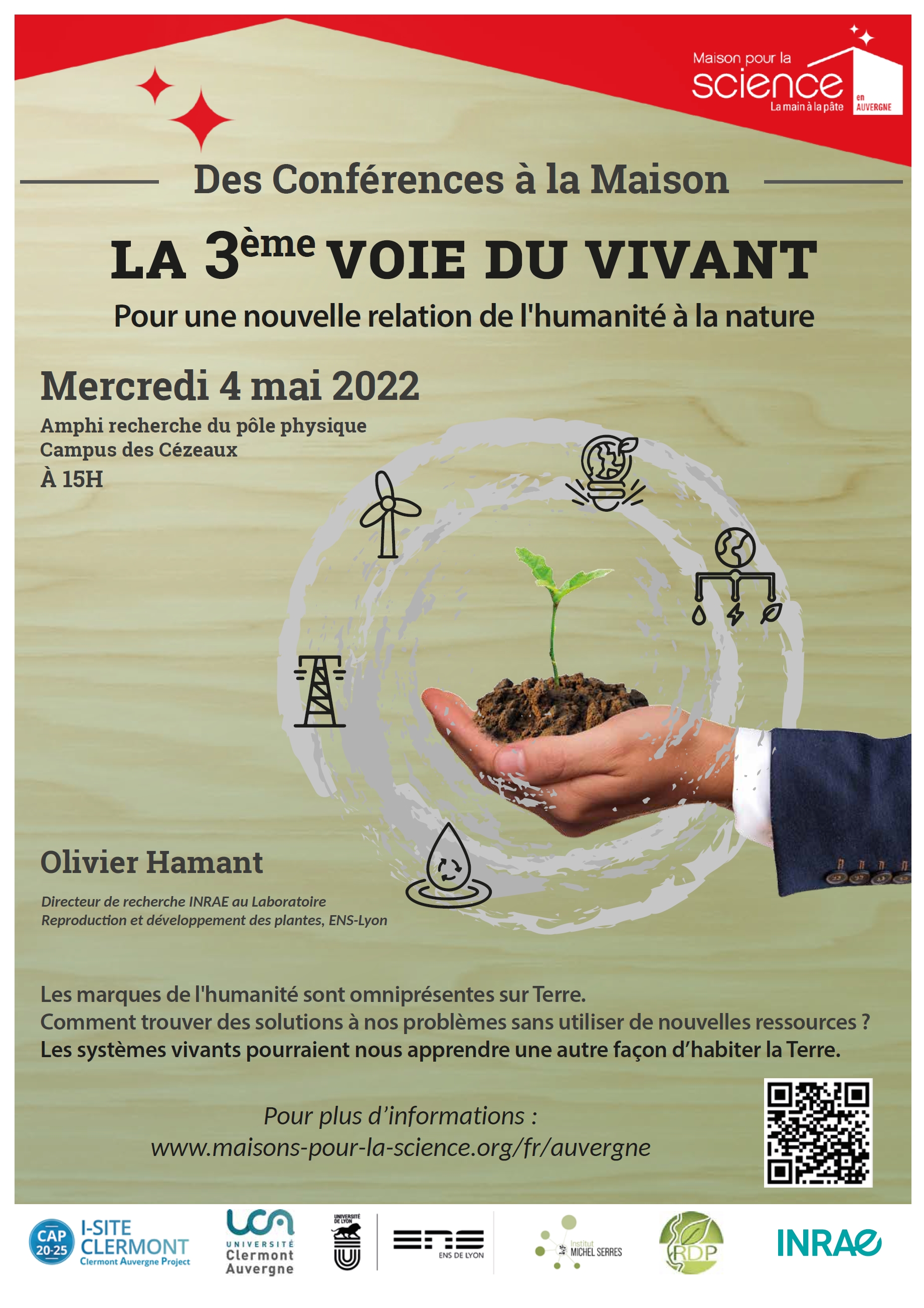 Conférence de Olivier Hamant :