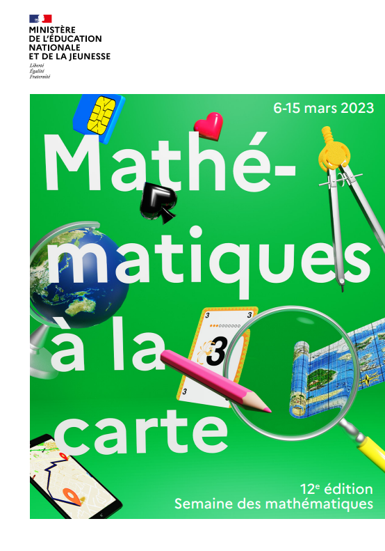 Affiche Ministère - semaine des mathématiques