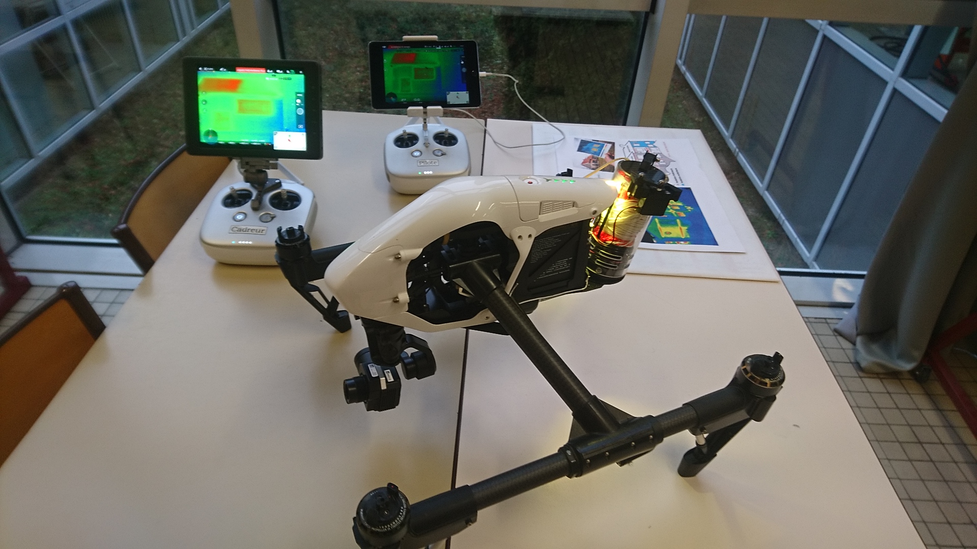 drone avec camera infrarouge