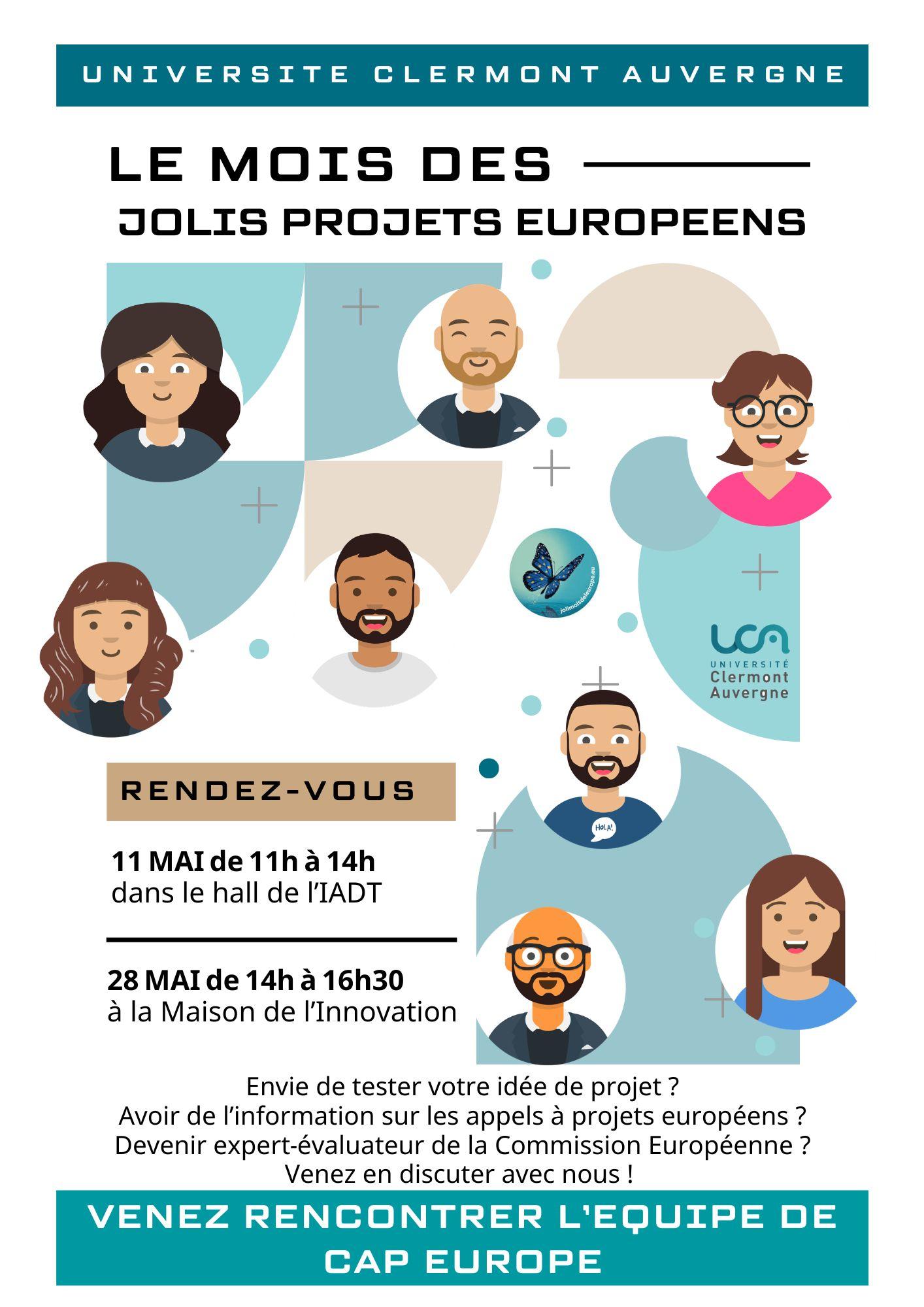 Flyer Le Mois des Jolis Projets Européens