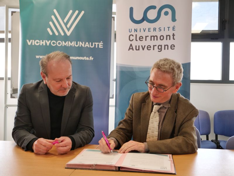 Signature de convention UCA-Vichy Communauté, 7 février 2025